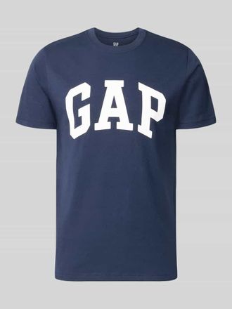 GAP T-Shirt mit Logo und Rundhalsausschnitt in Marine, Gr&ouml;&szlig;e XXL