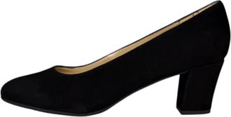 Eric Michael Womens Abby Classic Style Suede Heels In Black