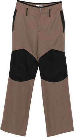 Kiko Kostadinov Pantaloni Orvos con inserti - Marrone