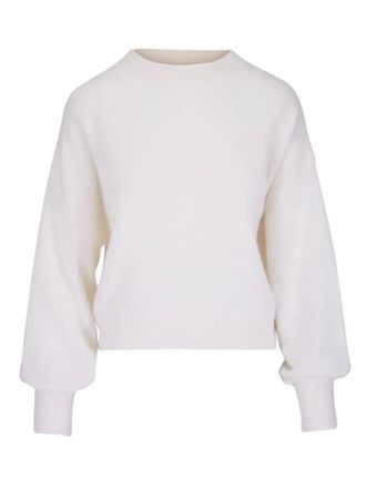 Le Kasha Modena geborstelde trui met lange mouwen - Wit