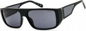Guess Smoke Rectangular Unisex Sunglasses GU00136 01A 60