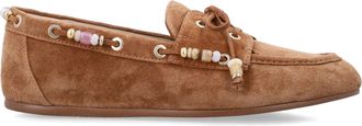 Stuart Weitzman Flache Schuhe Braun