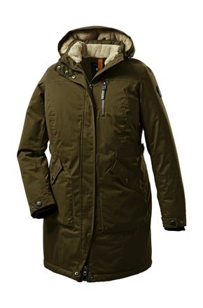 Stoy Parka STOY STW 2 WMN PRK, Damen, Gr. 46, gr&uuml;n (olivgr&uuml;n), Oberstoff: 58% Polyester, 32% Baumwolle, 10% Polyamid, Futter: 100% Polyester, Wattierung: 1