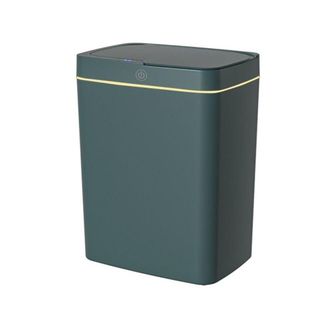 OEM Papelera Con Sensor Sin Contacto Para Cocina Y Ba&ntilde;o, Papelera Con Ranuras, Art&iacute;culos De Limpieza Para El Hogar, Color Verde