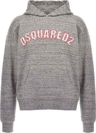 Dsquared2 Heren, Sweatshirts & Hoodies, Grijs, Maat: L Katoen