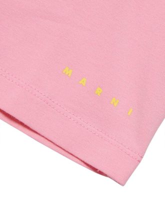 Marni Cotton-Elastane Stretch T-Shirt - Multicolor