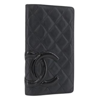 Chanel Pre-owned Wallets, female, Black, Size: ONE SIZE Pre-owned Long Wallet