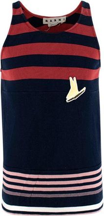 Marni Striped Cotton Jersey Tank Size XS