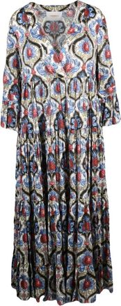 La DoubleJ Dames, Jurken, Veelkleurig, Maat: XL Katoen