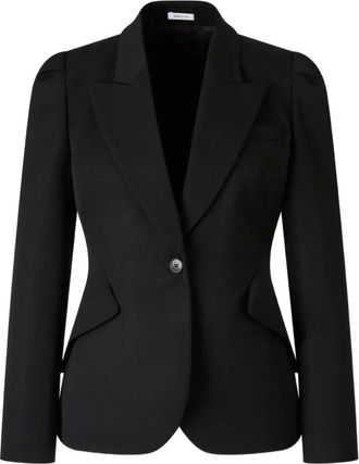 Alexander McQueen single-breasted blazer - Black