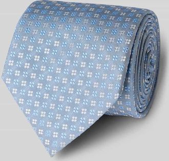 HUGO BOSS Krawatte aus Seiden-Mix in Bleu, Größe 1