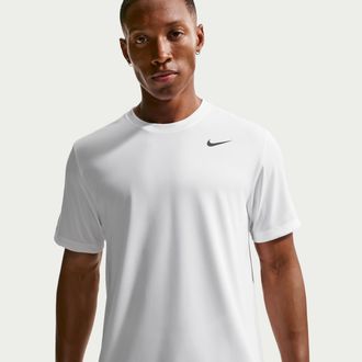 Nike Mens Dri-FIT Legend Fitness T-Shirt in White | DX0989-100
