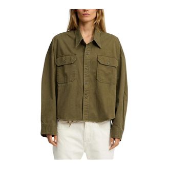 Denimist Donna, Camicette, Verde, L, new