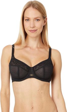 Chantelle Origins Bra Womens Black Stretch Full Coverage Underwire GBO689