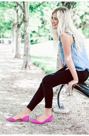 Journee Collection JOURNEE Ester dOrsay Flat in Black at Nordstrom Rack, Size 7.5