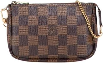 Louis Vuitton Pre-owned Vintage Mini Bag - Dames - Vintage Mini Tas - Bruin - ONE Size - Vintage