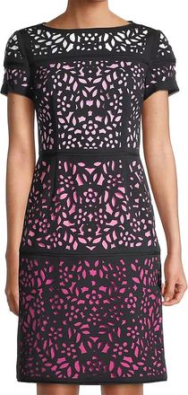 Shani Bar Ombre Laser Cut Dress