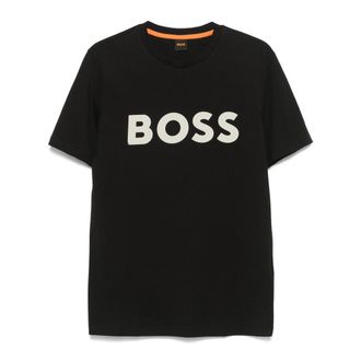 HUGO BOSS Rubberised-logo Cotton T-shirt