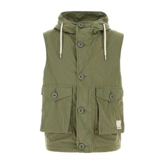 Emporio Armani Heren, Jassen, Groen, Maat: XL Katoen