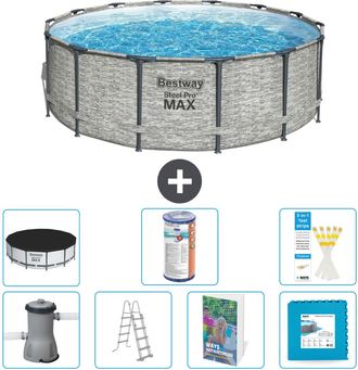 Bestway Piscina Bestway Steel Pro Max Redonda - 427x122 Cm - 8-piezas S602