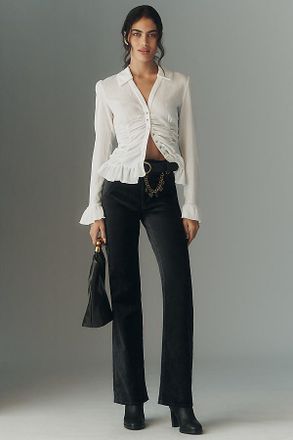 Frame Denim Reboot Velvet High-Rise Bootcut Pants