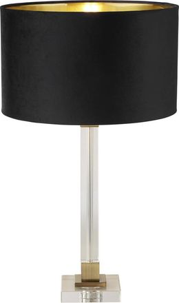 Searchlight Elegante Design Tischlampe Scarborough, Schwarz/Gold