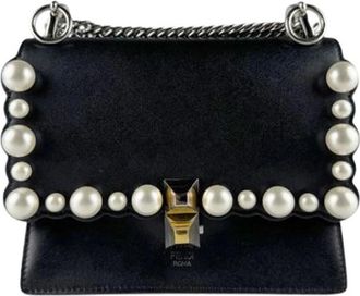 Fendi Pre-owned Shoulder Bags, female, Black, Size: ONE SIZE Pre-owned Vintage Shoulder Bag