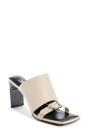 Balenciaga Bel Air Slide Sandal in Soya/Aged Silver at Nordstrom Rack, Size 10Us / 40Eu