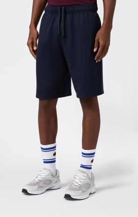 Champion Sweatshorts CHAMPION BASICS Terry Shorts Large Logo, Herren, Gr. XXL (60/62), N-Gr, blau (nny, ns), Obermaterial: 55% Baumwolle, 45% Polyester, Hosen 