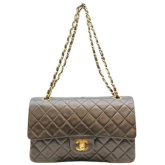 Chanel Pre-owned Vintage Schoudertas - Dames - Pre-owned - Bruin - Maat: ONE Size Leer
