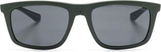 Emporio Armani Bril & Clip - Heren - Zonnebrillen - Groen - 53 MM - Accessoires