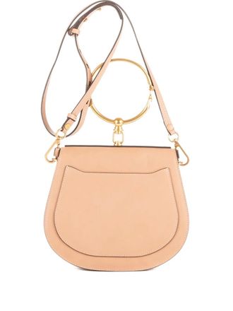 Chlo&eacute; ring-handle shoulder bag - Neutrals