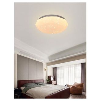 Trade Shop Trade Shop Traesio - Trade Shop - Plafoniera Soffitto 36 W Bianca Lavorata Puntini Luce 6500k 3000k 4000k C02-36