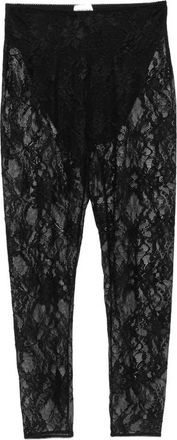 Andamane Loli Lace-panelled Cropped Trousers