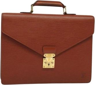 Louis Vuitton Pre-owned Handbags, female, Brown, Size: ONE SIZE Pre-owned Epi Briefcase