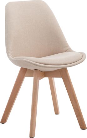 Clp Silla De Comedor Borneo V2 En Tela Crema Natural