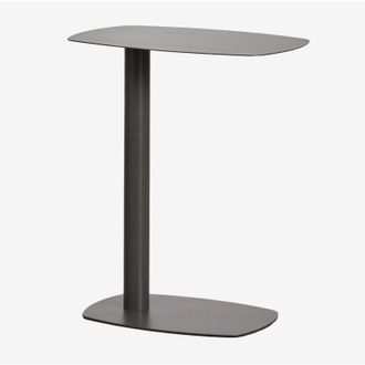 Sklum Sklum - Mesa Auxiliar Rectangular 40x25 Cm En Acero Inoxidable Odelia