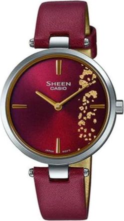 Casio Casio Sheen Analog Watch Sapphire Crystal Red SHE-C100L-4AUPFJD