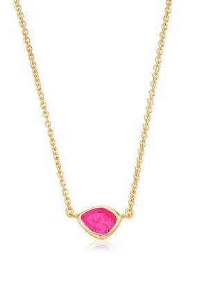 Monica Vinader Siren Mini Nugget Pendant Necklace in 18Ct Gold Vermeil/ss at Nordstrom Rack
