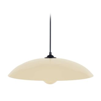 Tosel Suspensi&oacute;n metal Alt.80cm negro ;Pantalla: beige