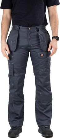 Dickies Redhawk Pro Trousers (Straight) Mens - Grey - Size 36 (Waist)