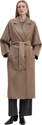 Day Birger Et Mikkelsen Jassen, Dames, Bruin, M, Wol, Howard Coat