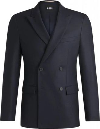 HUGO BOSS H-Houston Blazer - Heren - Blazers - Blauw - M - Katoen - Jassen