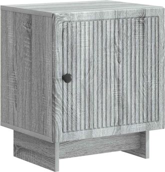 vidaXL Armario De Noche Gris Sonoma 43 X 34,5 X 50 Cm Vidaxl
