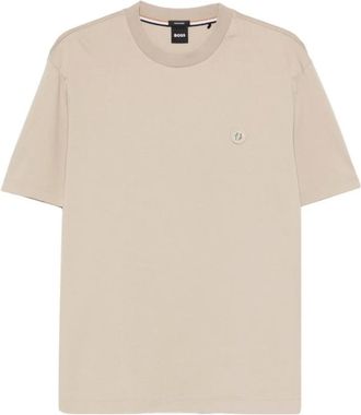 HUGO BOSS Hombre, Camisetas, Beige, Talla: M