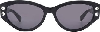 Moschino Grey Cat Eye Ladies Sunglasses MOS109/S 0807/IR 55