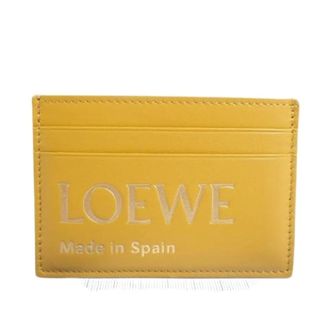 Loewe Pre-owned Wallets, unisex, Yellow, Size: ONE SIZE Pre-owned Business card case