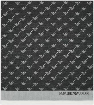 Armani Logo Sjaal - Heren - Wintersjaals - Veelkleurig - ONE Size - Polyester - Accessoires