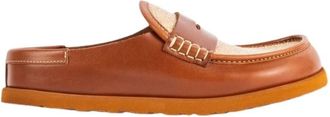 Birkenstock Naples Raffia - Dames - Slip ons - Bruin - 37 EU - Leer - Schoenen