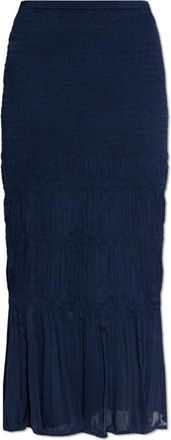 By Malene Birger Ilona Rok - Dames - Maxi Rokken - Blauw - S - Rokken